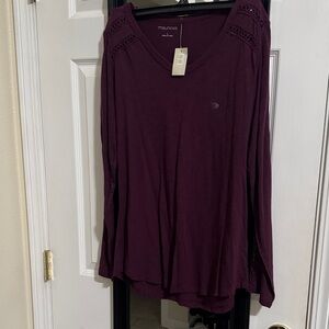 Maurices Deep Purple Blouse